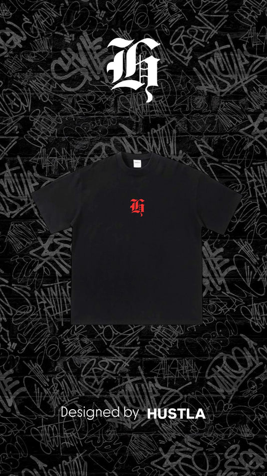 Black HUSTLA Tee