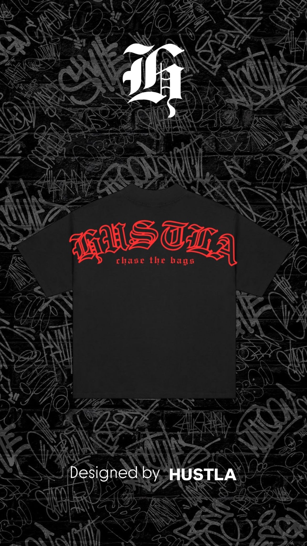 Black HUSTLA Tee